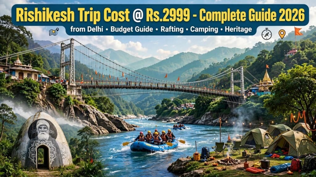 Rishikesh Camping and Rafting Cost @ Rs.2999 - From Delhi